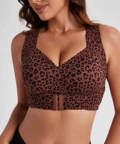 Brassière de sport sans coutures correctrice de posture pour femme