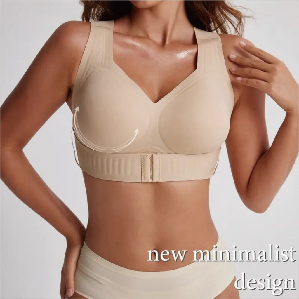 Brassière de sport sans coutures correctrice de posture pour femme