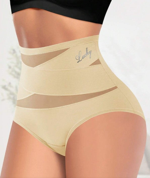 Culotte gainante sans coutures taille haute effet ventre plat