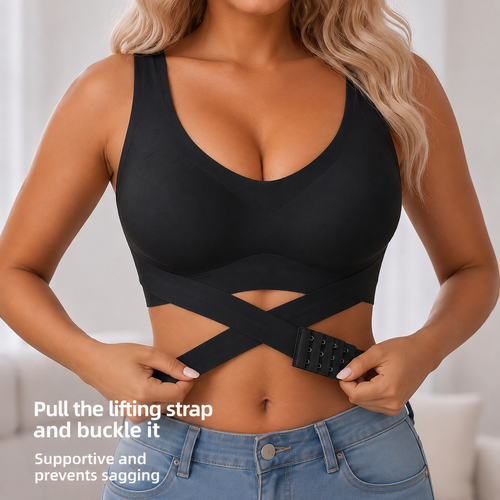 Brassière de sport à bonnets fixes en tissu antibactérien