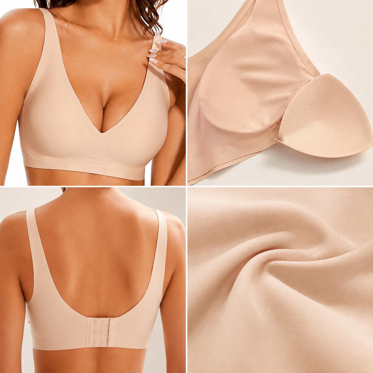 Soutien-gorge confort sans coutures ni armatures