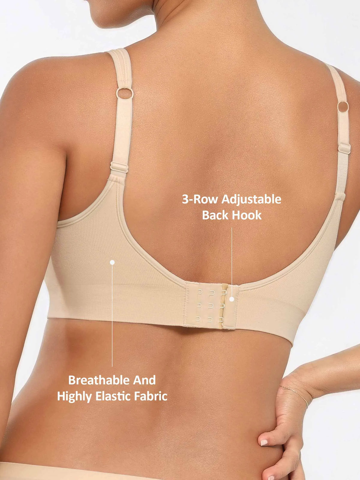 Soutien-gorge grande taille sans coutures ni armatures