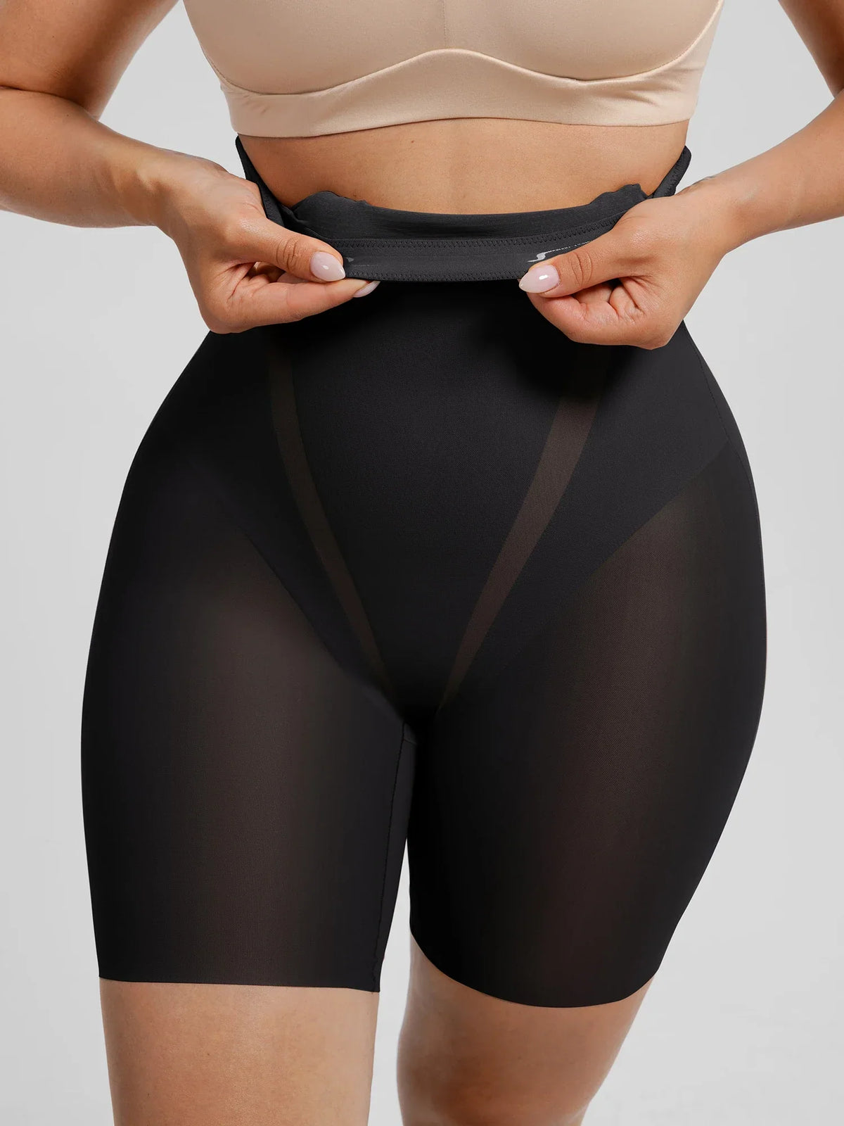 Pantalon gainant en silicone taille haute