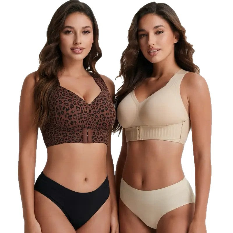 Brassière de sport sans coutures correctrice de posture pour femme
