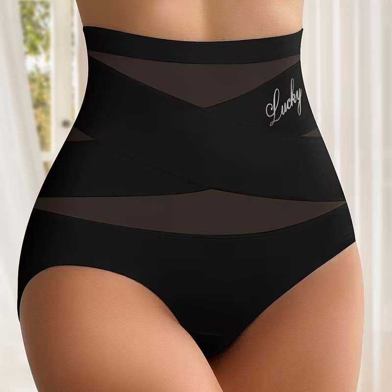Culotte gainante sans coutures taille haute effet ventre plat